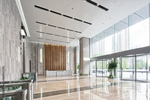 Fotografía interior of modern entrance hall