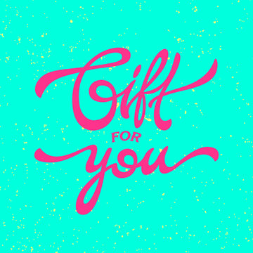Lettering Gift for you.