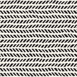 © Samolevsky - Seamless pattern with hand drawn brush strokes. Ink doodle illustration. Geometric monochrome vector pattern.
