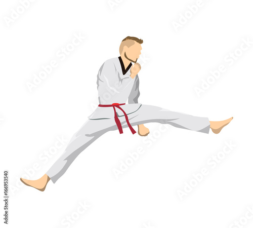 фотографія Taekwondo sport athlete.