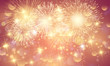 © alexmu - Brightly Colorful Fireworks  background