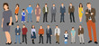 © zolotons - Vector isolated people set