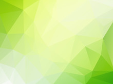 Vector Green Triangles Background