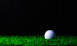 Golf-ball on green grass