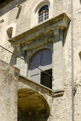 Wall Mural - Bard Fortification lower entrance portal, Italy