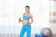 © Africa Studio - Young pregnant woman training in gym. Health concept