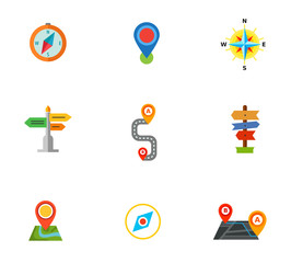 Poster - Navigation icon set