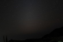 Beautiful Scenery Of Zodiacal Light Star On Night Sky