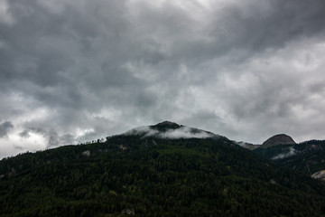 Wall Mural - Berge und Wolken