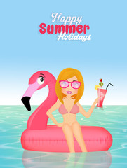 Poster - happy summer holidays