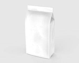 Sticker - Pearl white coffee bean bag mockup