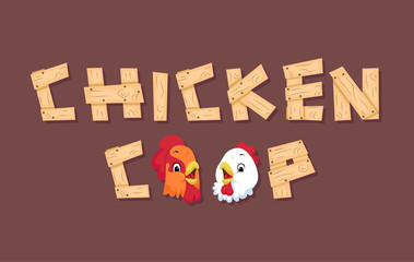 Poster - Chicken Coop Lettering