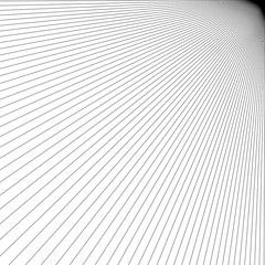 Poster - Abstract monochrome line pattern background design - vector graphic