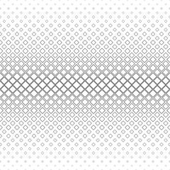 Poster - Monochrome square pattern background - black and white geometric vector graphic from diagonal squares