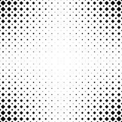Poster - Monochrome abstract square pattern background - black and white geometrical vector graphic design from diagonal squares