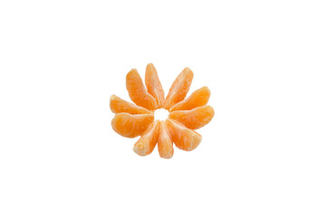 Slices of mandarin