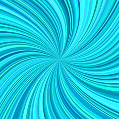 Poster - Light blue abstract spiral background