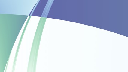 Wall Mural - purple, green, blue and white abstract fractal background with crossing curves on the left. text spa