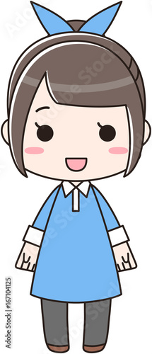 私服のワンピースを着た女子高生 Jk Stock Vector Adobe Stock