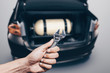 © princeoflove - The installation of a gas cylinder for NGV in the trunk of a car