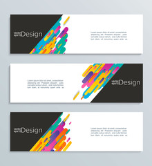 web banner for your design, header template.