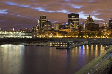 Wall Mural - Montreal blue hour