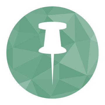 Polygon Icon Stecknadel