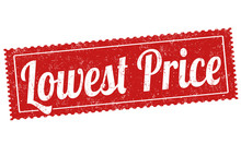 Lowest Price Sign Or Stamp