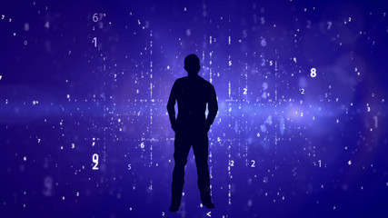 Poster - Silhouette of man