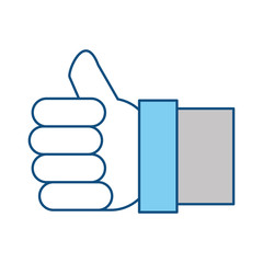 Wall Mural - Like thumb up symbol