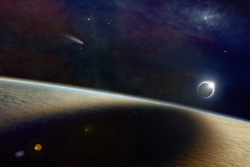 Wall Mural - total solar eclipse