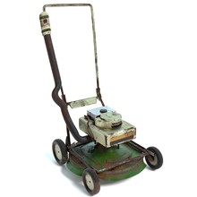 3d Illustration Of An Old Lawn Mower