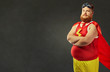 © Studio Romantic - Funny man in a superhero costume