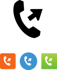 Canvas Print - Phone Call Out Icon - Illustration