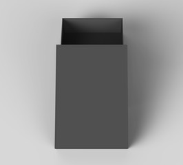 Sticker - Flat black box mockup