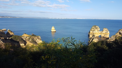 Landscapes of the Lagos , Algarve region Portugal