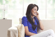 © IndiaPix - Woman talking on a mobile phone