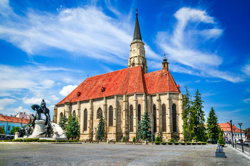 Fototapete - Cluj in Transylvania, Romania