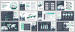 © wheeliemonkey - City Background Business Company Presentation with Infographics. Corporate Design Media Layout, Book Cover, Flyer, Brochure, Annual Report for Advertising and Marketing
