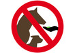 Schild Füttern der Tiere verboten