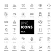 © denisgorelkin - Line icons set. Logistics