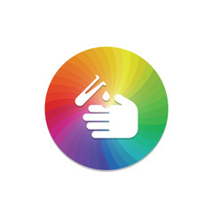 Poster - Color Circle - App Push-Button