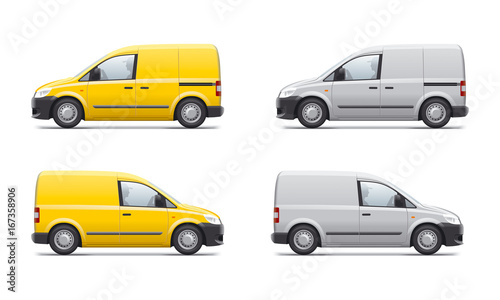 Commercial transport. Canvas Print