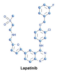 Sticker - Lapatinib breast cancer medication