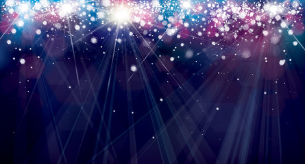 Wall Mural - vector colorful lights background.