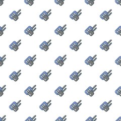 Poster - Car keys pattern seamless