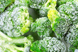 Fresh frozen broccoli, healthy diet food