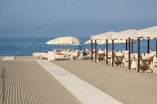 Forte Dei Marmi La Spiaggia Buy This Stock Photo And