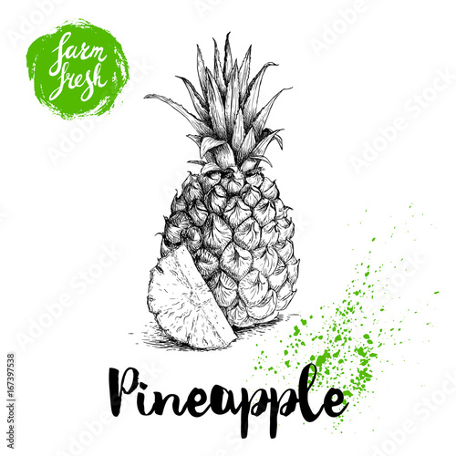 ananas-czarno-zielona-grafika-z-napisem-pineapple