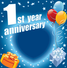 Sticker - First anniversary